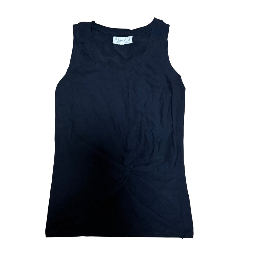 Niyama Sol Womens Black Twist Front Yoga Fitness Tank Top Size S
